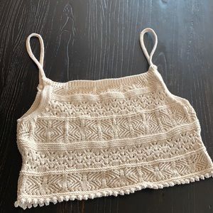 Zara sweater tank size m worn once.